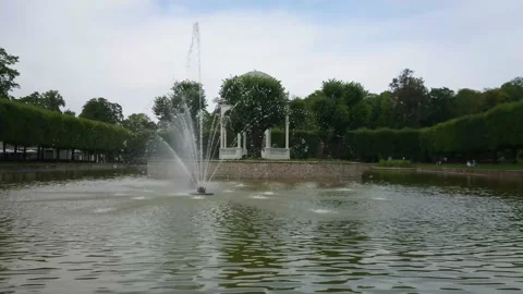 Fountain in kadriorg park Stock Footage 159748834