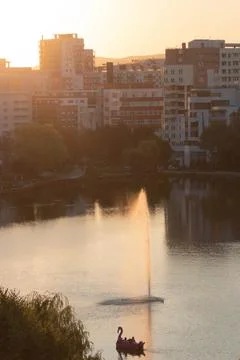 Fountain light Stock Photos