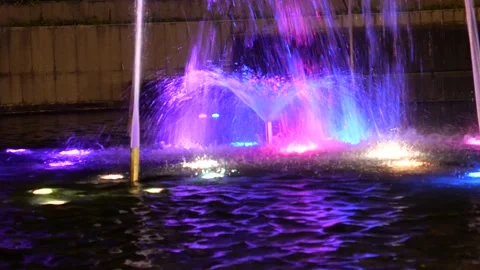 Fountain &amp; Light Show Stock-Footage 133267272