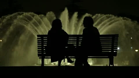 Fountain With Light Show (Parque de los aquas) Video stock 11402513