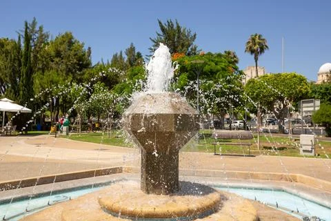 Fountain in Limassol Stock Photos