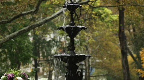 Fountain in Madison Square Park Vídeo Stock 868033