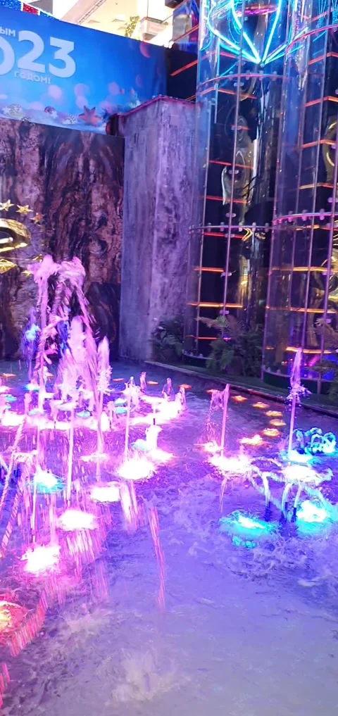 Fountain in the mall (1) Stock Footage 230845216