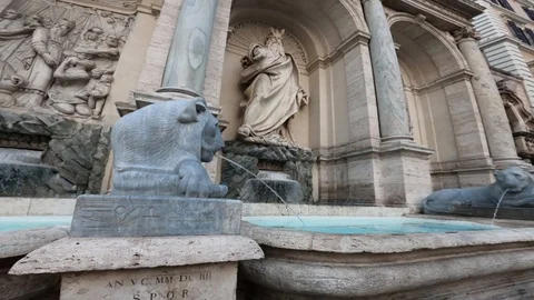 Fountain of Moses gp rt 2 Video stock 125633885