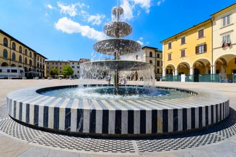 Fountain multi-tiered Stock Photos