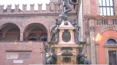 Fountain  of Neptune Stock Footage 284527790