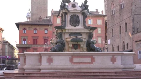 Fountain of Neptune Stock Footage 284554419