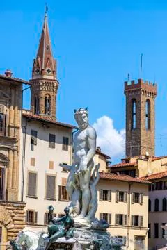 Fountain of Neptune Stock Photos