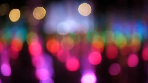 Fountain at night Stock Footage 313889458