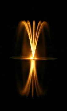 Fountain at night Stock Photos
