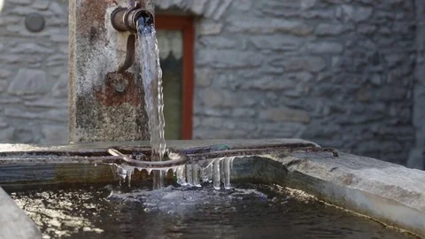 Fountain in a old town Stock Footage 75017200