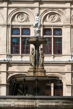 The fountain at the Opera Stock Photos