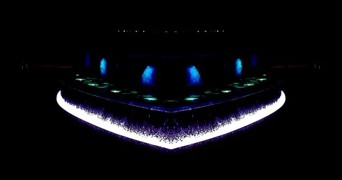 Fountain overflowing ship Stock Footage 86987152
