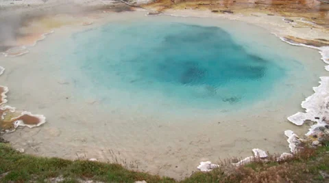 Fountain Paint Pots Stock Footage 27282128