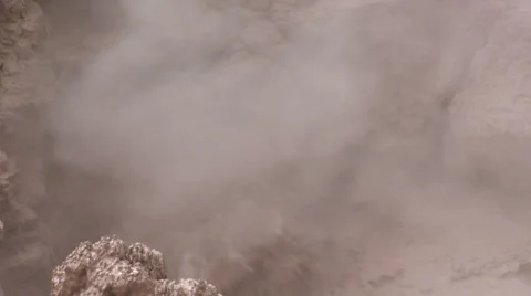 Fountain Paint Pots Video stock 27285302