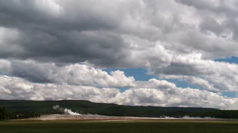 Fountain Paint Pots Stock Footage 27285668