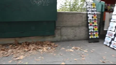 Fountain in Paris Stock Footage 8837487