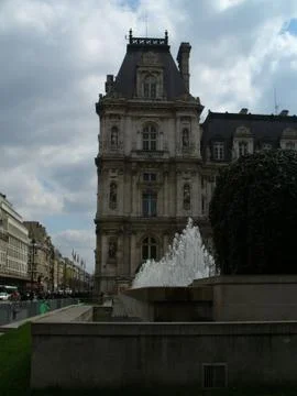 The fountain in Paris Stock Photos