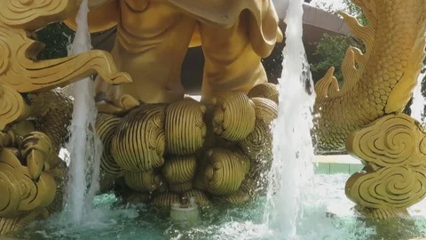 Fountain in the park Stock Footage 70571884