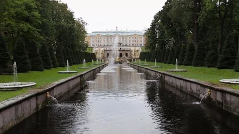 Fountain in the park Stock Footage 78810357