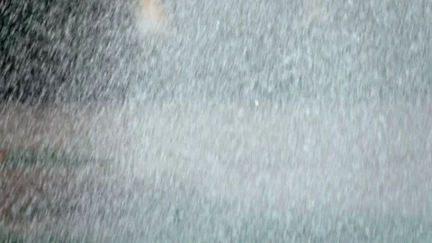 Fountain in the park Stock Footage 95077976