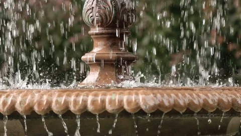 Fountain in park Stock Footage 107770070
