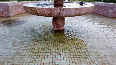 Fountain in the park Stock Footage 111939910