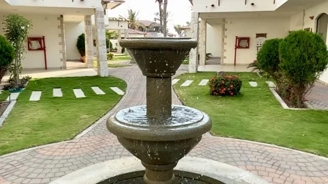 Fountain in the park Stock Footage 139673879