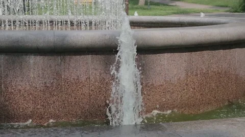 Fountain in the park Stock Footage 162137942