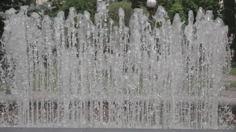 Fountain in the park Stock Footage 162138030