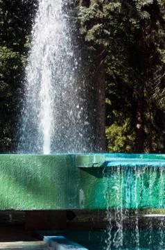 Fountain in the park Stock Photos