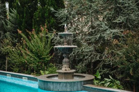 The Fountain In The Park. Stock-Fotos