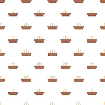 Fountain pattern repeating decoration tile flat style Stock Illustration