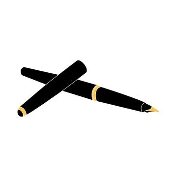 Fountain pen icon design Stock Illustration