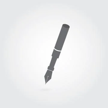 Fountain pen icon Stock Illustration