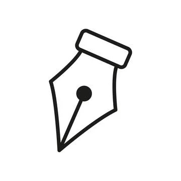 Fountain pen icon vector design templates simple and modern Stock Illustration