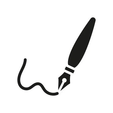 Fountain pen icon vector design templates simple and modern Stock Illustration