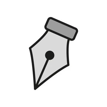 Fountain pen icon vector design templates simple and modern Stock Illustration