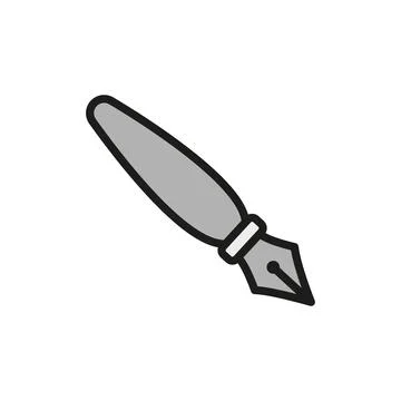 Fountain pen icon vector design templates simple and modern Stock Illustration