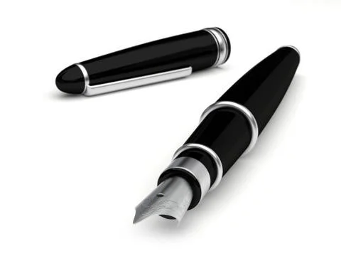 Fountain pen Stock Illustration