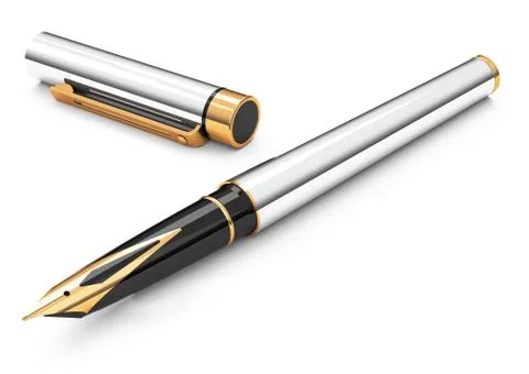 The fountain pen Stock Illustration