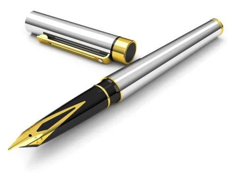 The fountain pen Stock Illustration