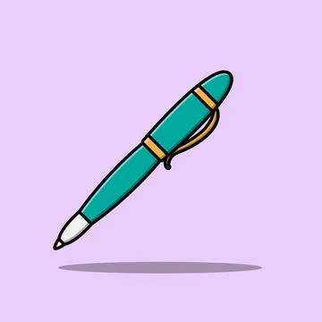 Fountain Pen Stock Illustration