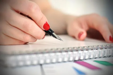 Fountain pen Foto stock