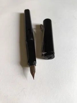 Fountain pen on the table Stock Photos