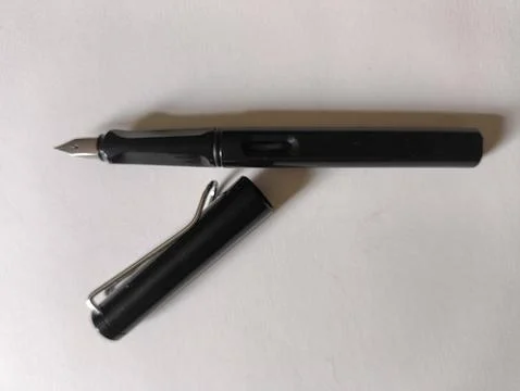 Fountain pen on the table Stock Photos