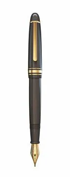 Fountain pen Vertical opened 3D Fountain pen Vertical opened 3D render ill... Stock Photos