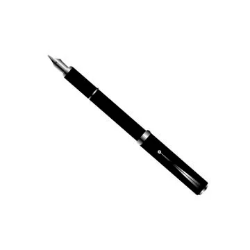 Fountain pen on a white background. Vector illustration. Stock Illustration