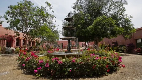 A fountain in Peru Stock Footage 103043346