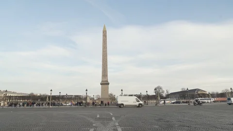 Fountain At Place De La Concord Stock Footage 103515545